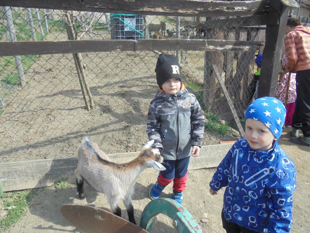 Návštěva kozí farmy duben 2019